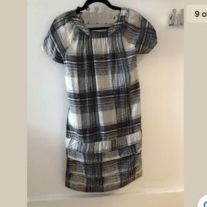 Maje Silk Plaid Dress Sz 1